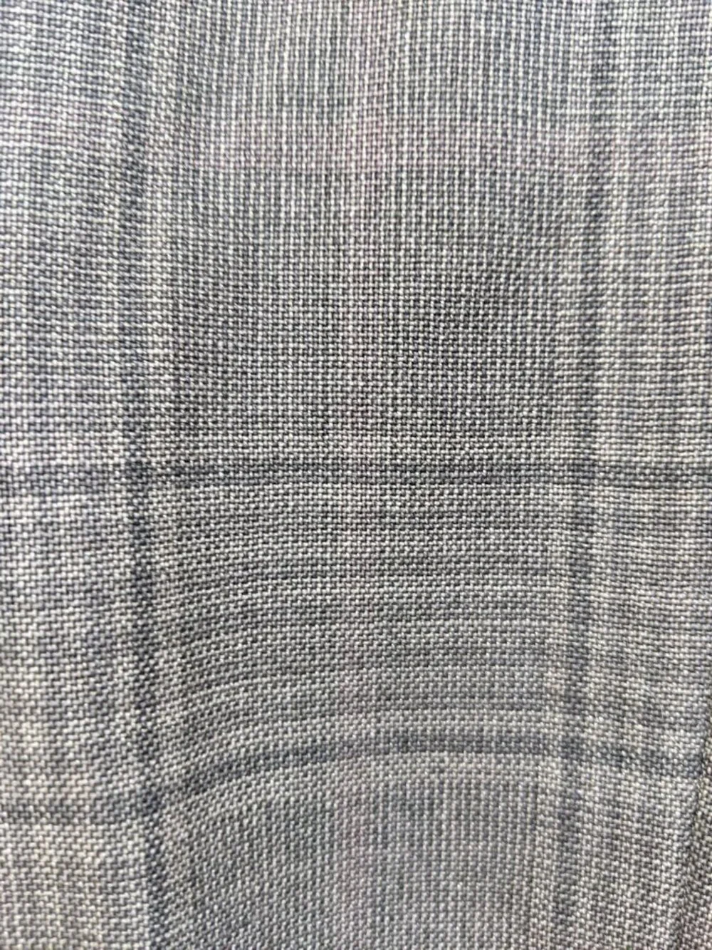 Brunello Cucinelli Gray/Salmon Plaid Blazer Size 56 100% Linen. Display Model